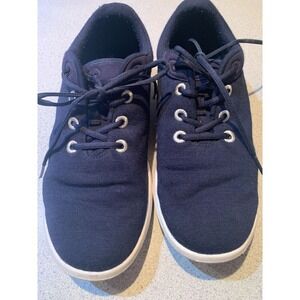 Merinos Mens Navy Sneakers Size 10 With White Sole Comfortable & Stylish